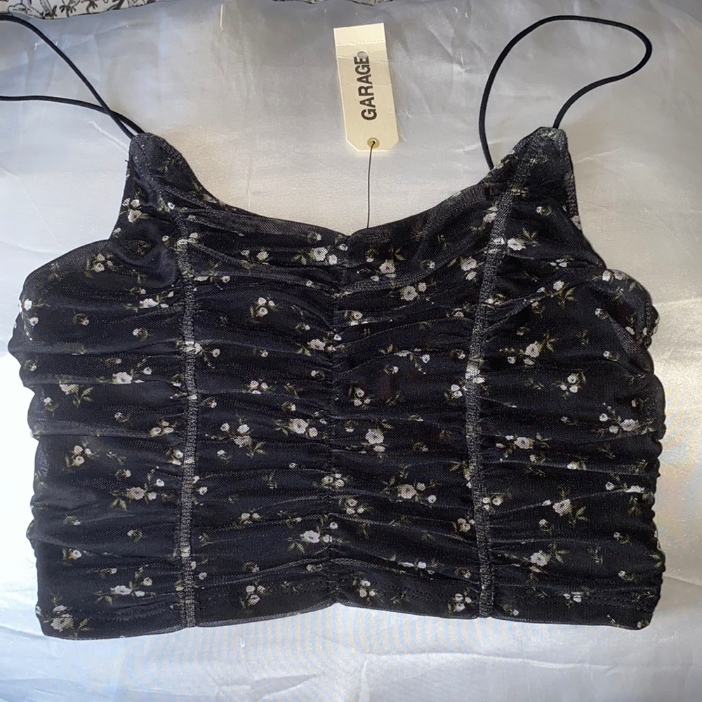 Garage cropped tank top